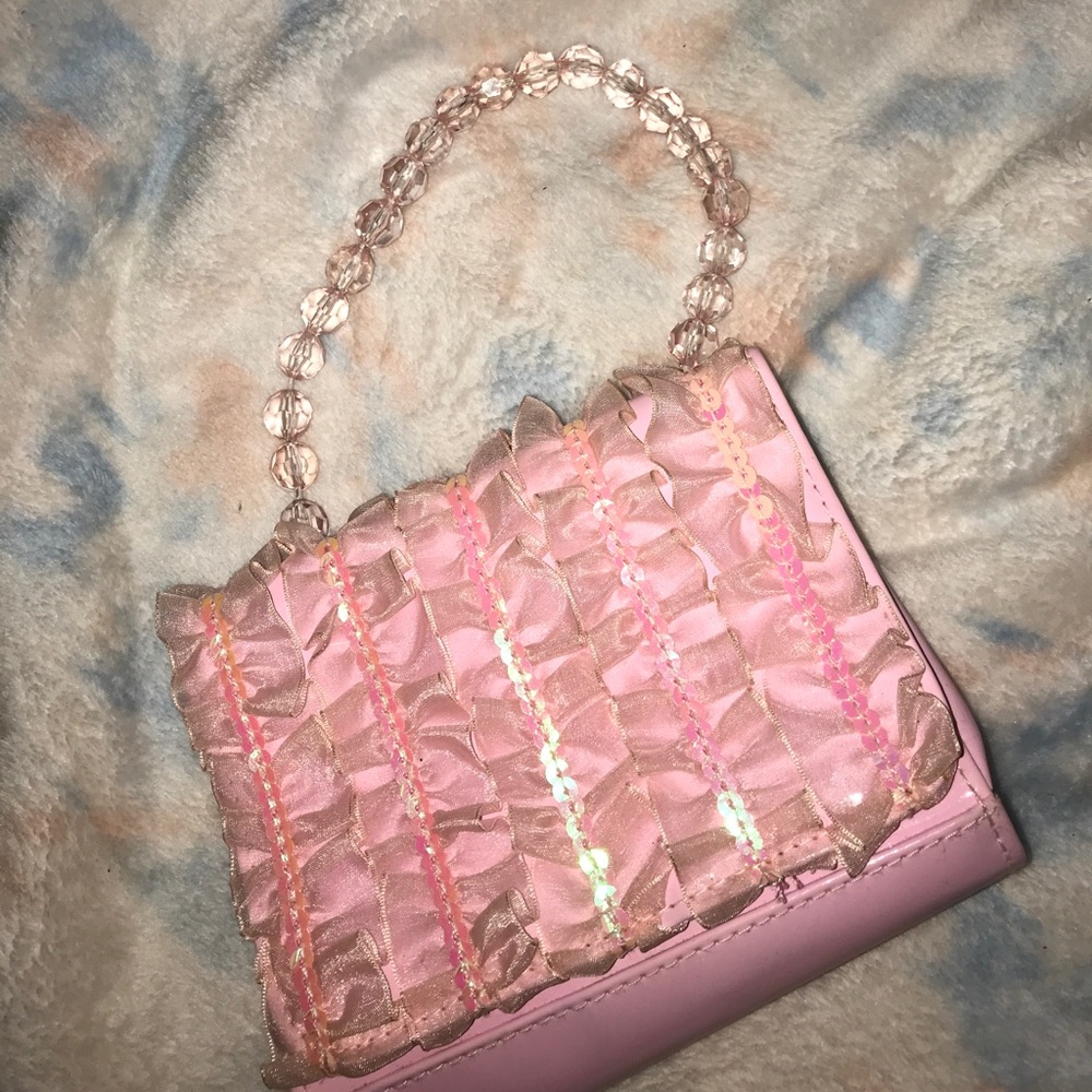 SMALL PINK GIRLS PURSE