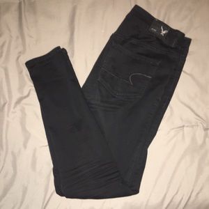 Black American Eagle Jeggings
