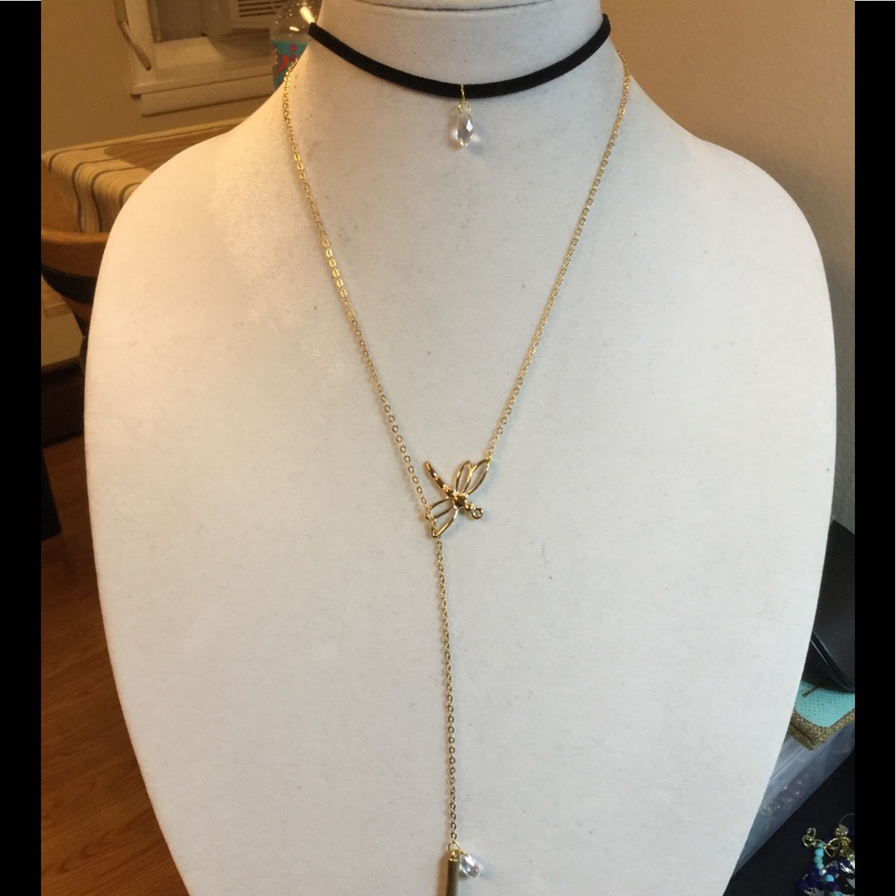 Choker and necklace