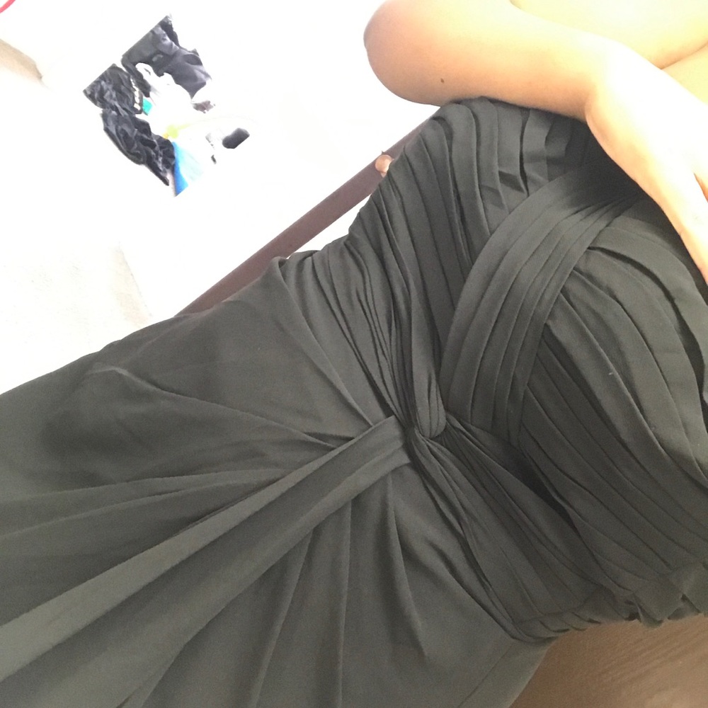 Bill levkoff  Black chiffon dress - Picture 3 of 4