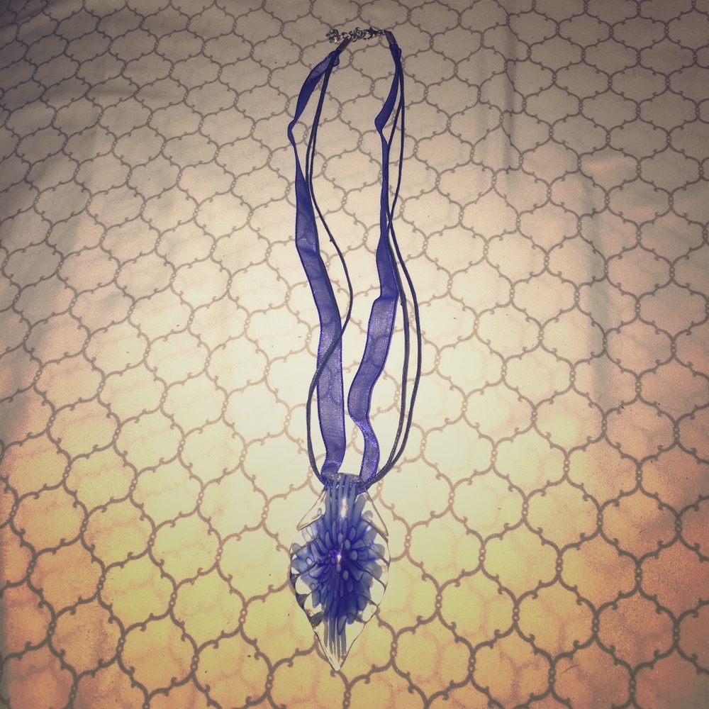 Brand New Artsy Floral Necklace