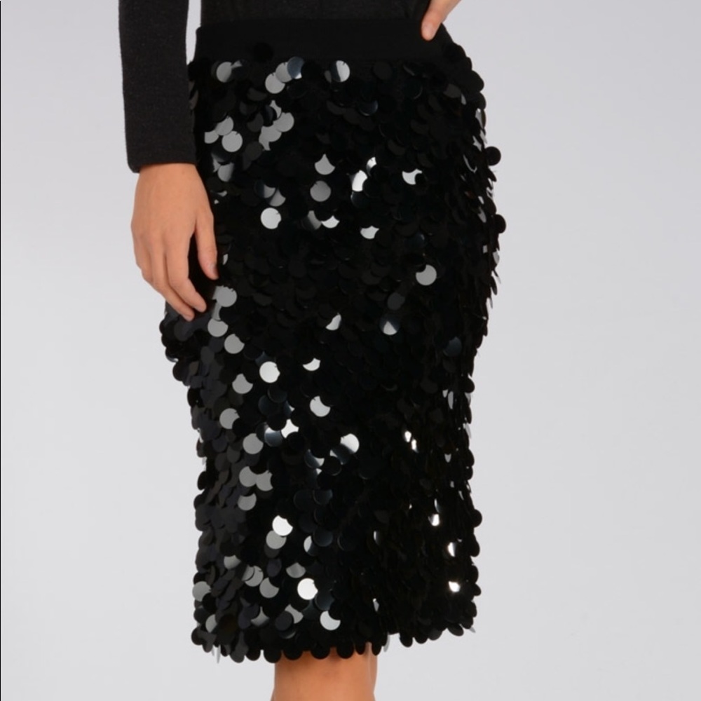 PARKER BLACK LABEL SEQUIN SKIRT