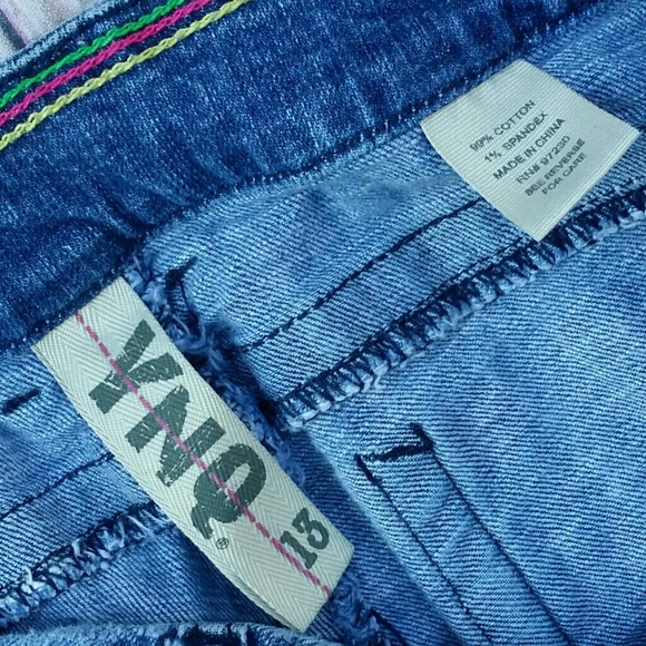 Lightly Distressed Flare Jeans Size 13 - Picture 4 of 6