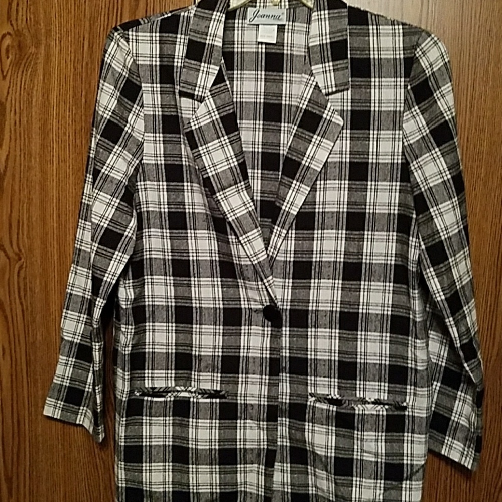 Plaid Blazer