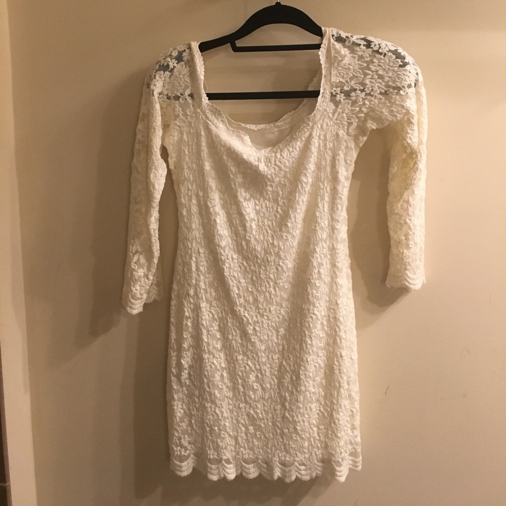 Beautiful white party dress