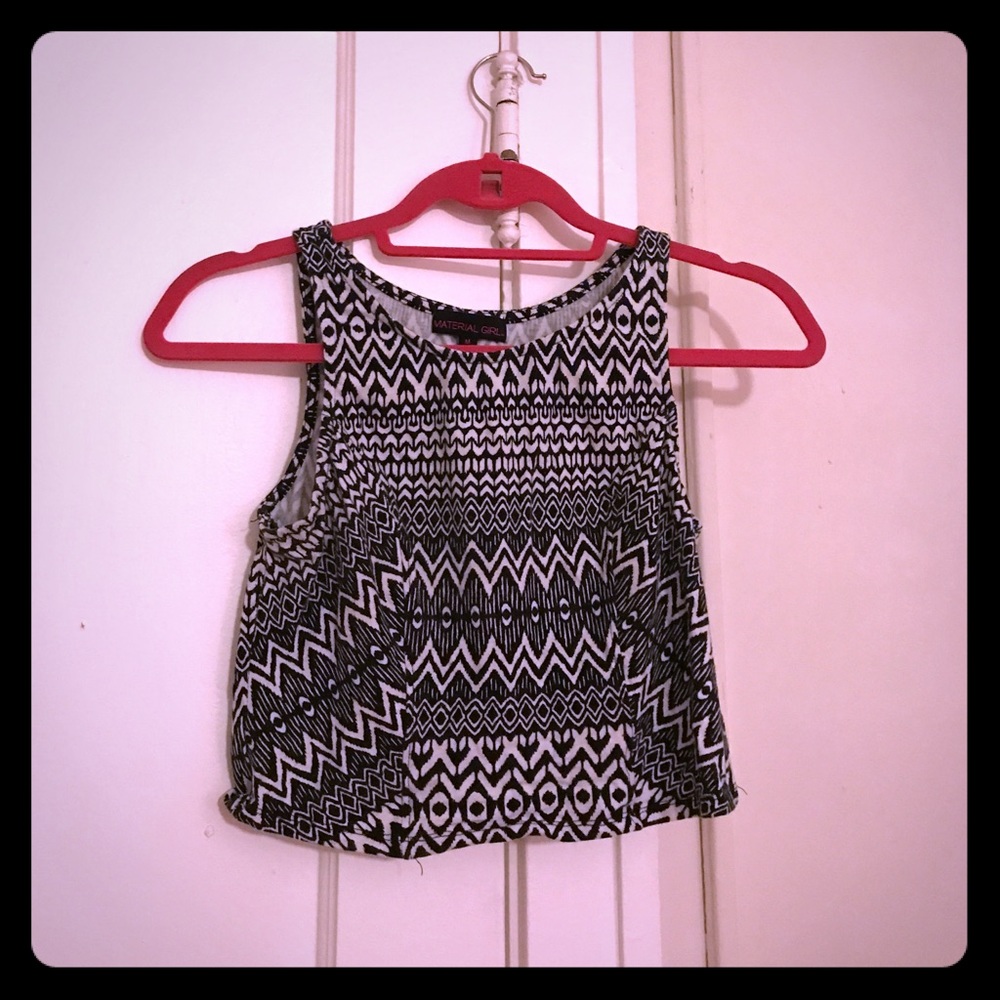 Sleeveless crop top