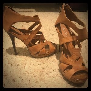 Aldo brown sandals