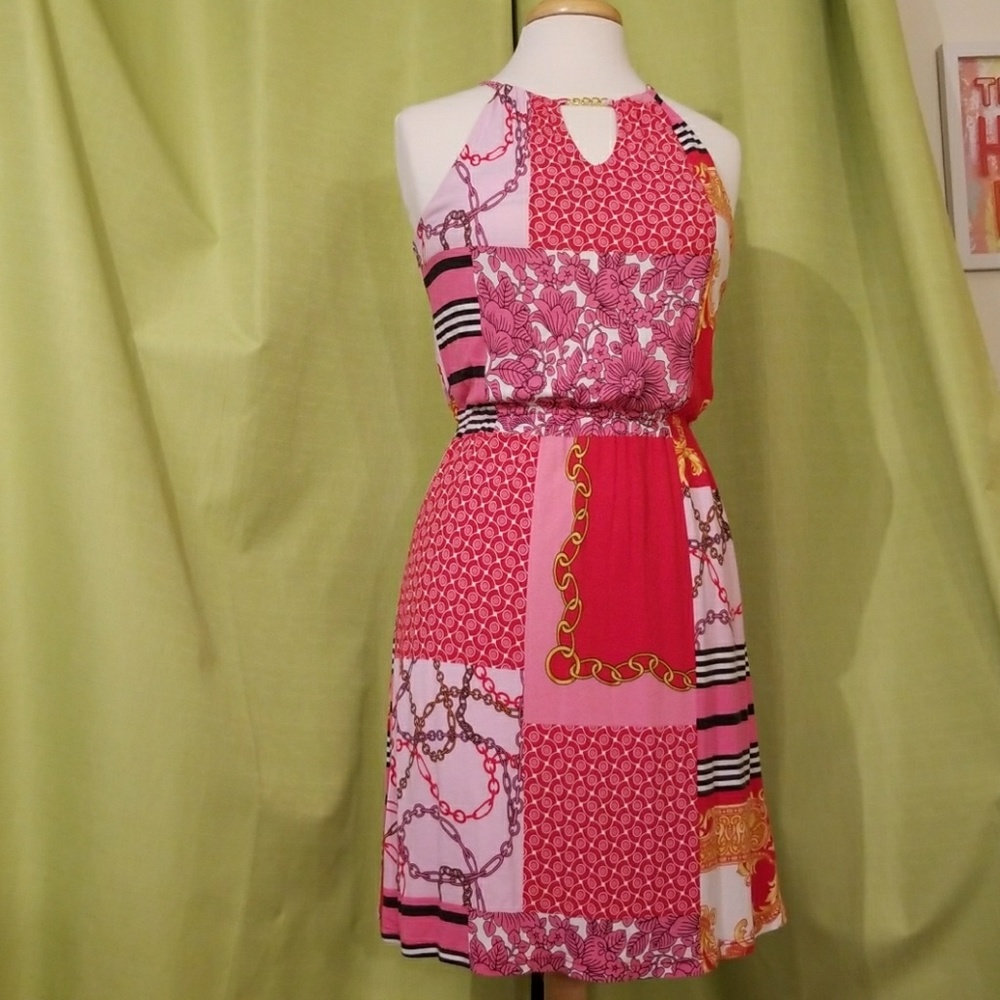 Cute Pink Midi Dress