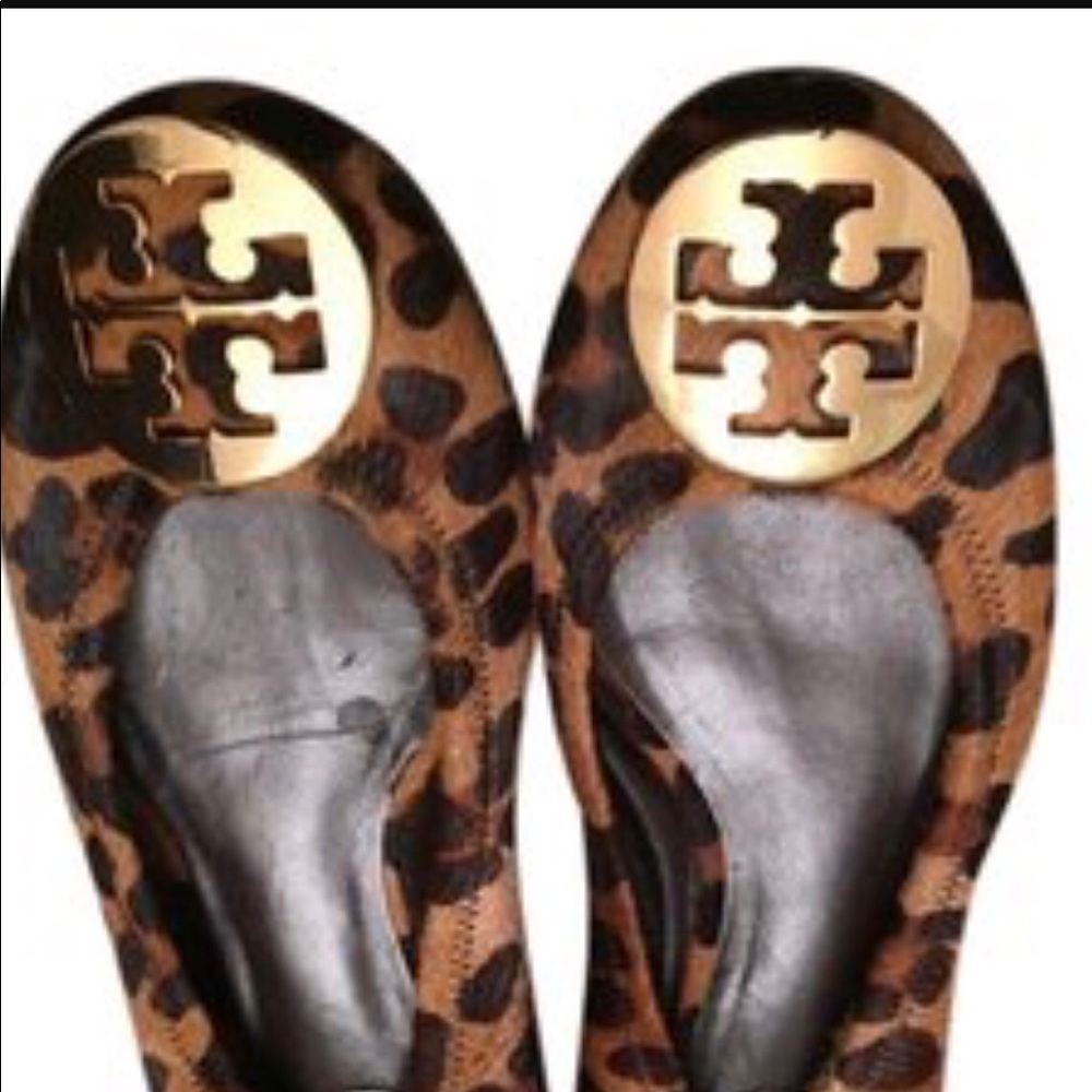 GREAT condition Leopard Tory Burch Flats!!!