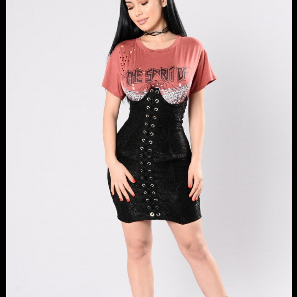 Black Corset skirt