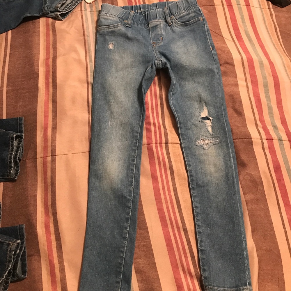 Gap Girl Distressed Jeans