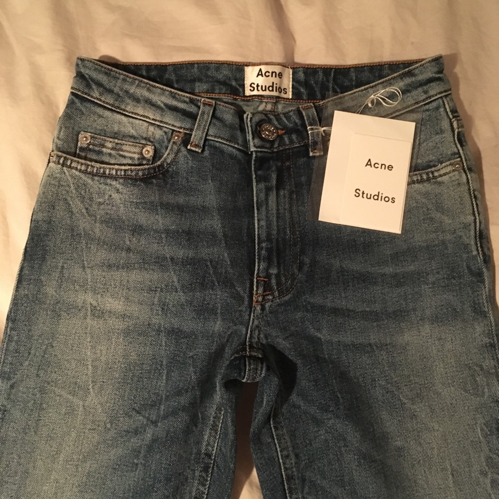 Acne row fringe jeans size 23/32 - Picture 2 of 5
