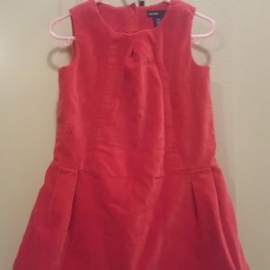 Gap Red Thick Velvet Dress 3T