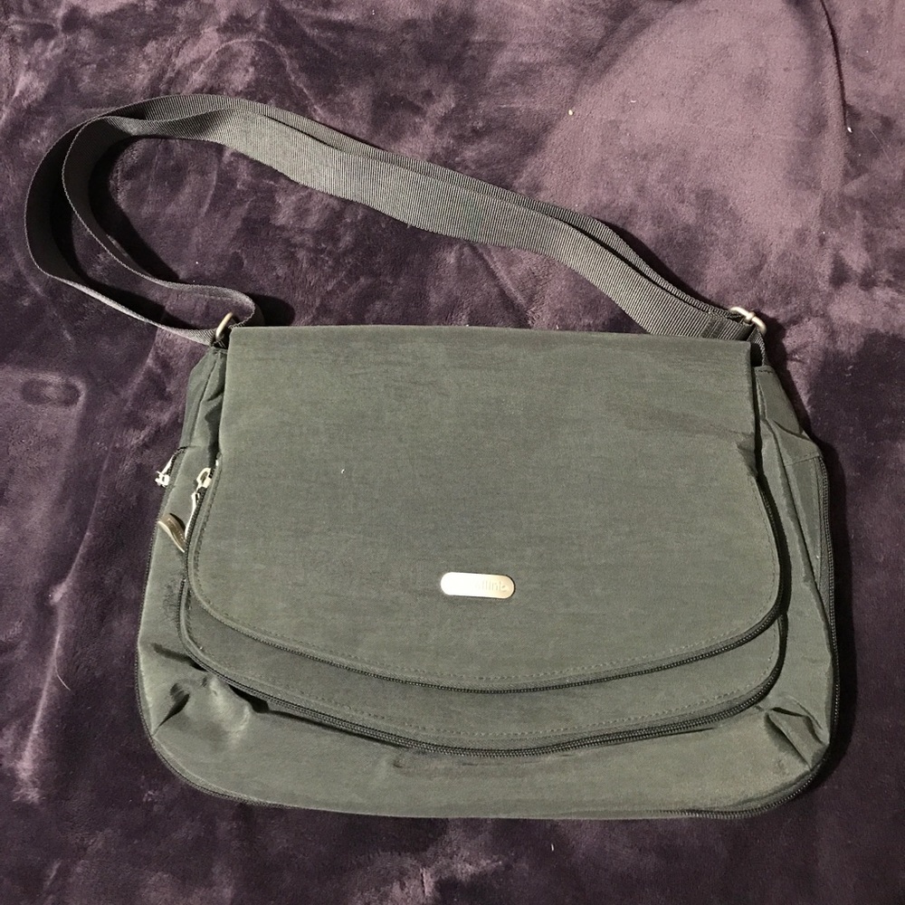 Baggallini Grey Courier Bag
