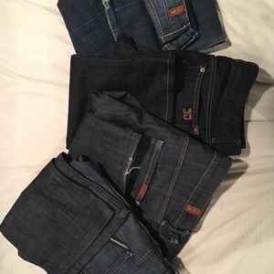 4 pair designer jean lot!!!!