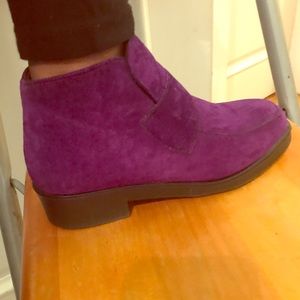 Purple Hushpuppies boots