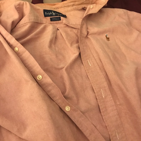 Pink Long Sleeve button down Ralph Lauren shirt - Picture 2 of 3