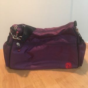 Purple LiveWell360 gym bag