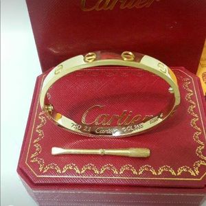 bracelets gold or silver plated with screwdriver