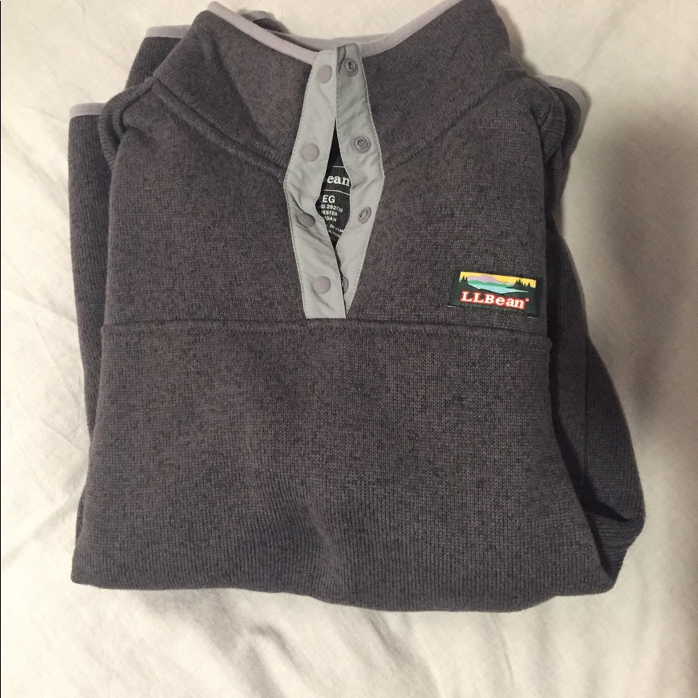 Dark Gray L.L Bean pullover