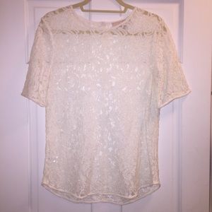 LOFT Lace Blouse