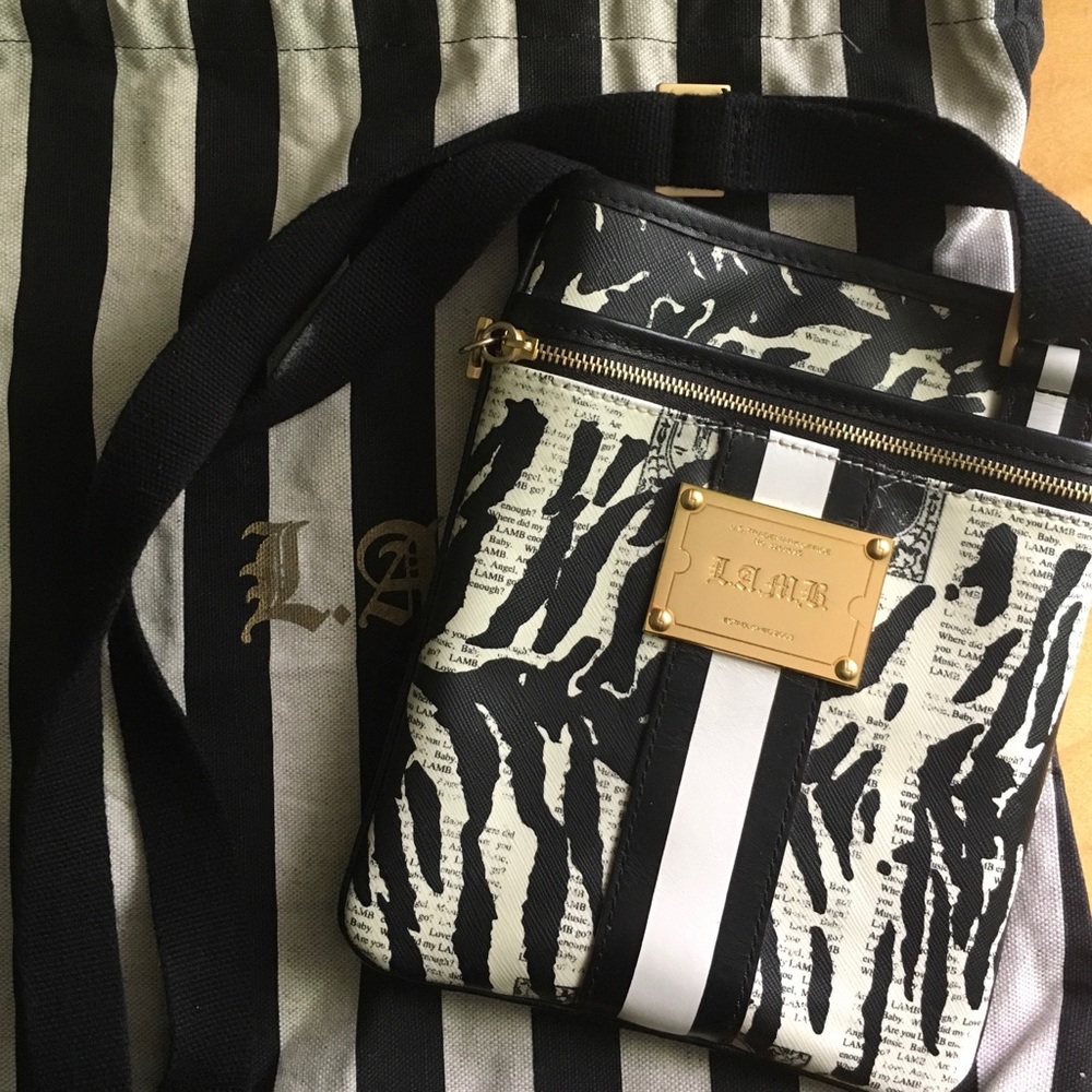 L.A.M.B Cross-body Bag with dust bag