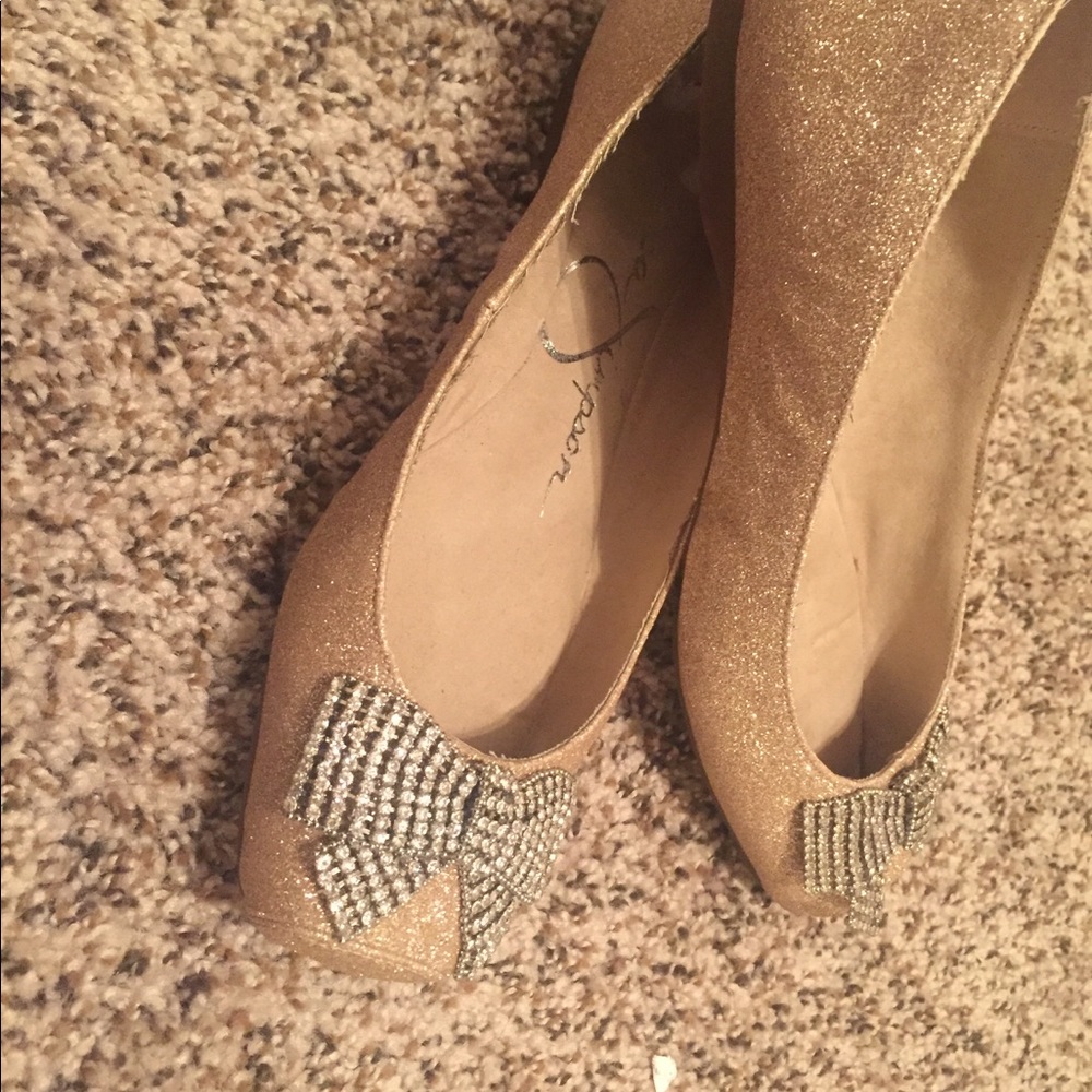 Sparkle ballerina flats