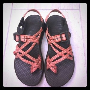 Chaco zx2 classic women's orange/brown sandal