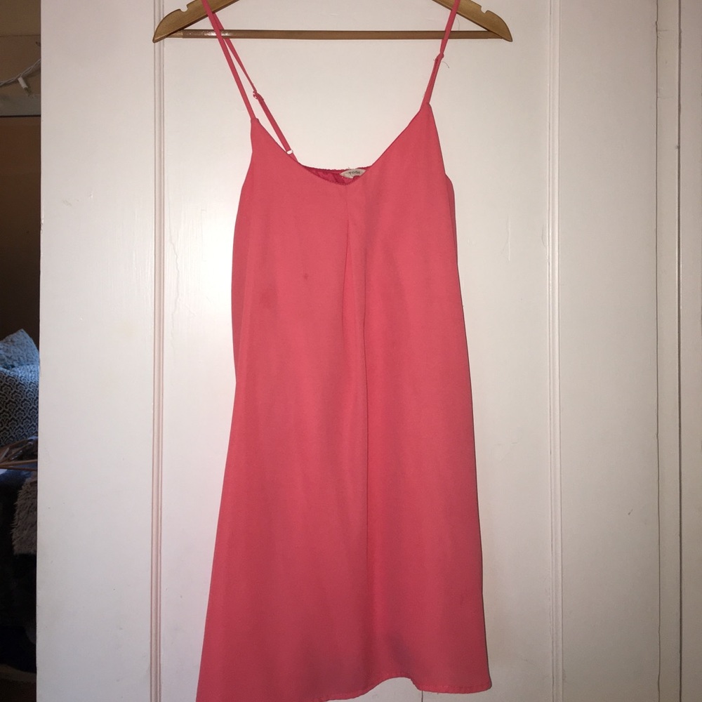 Blush tank dress