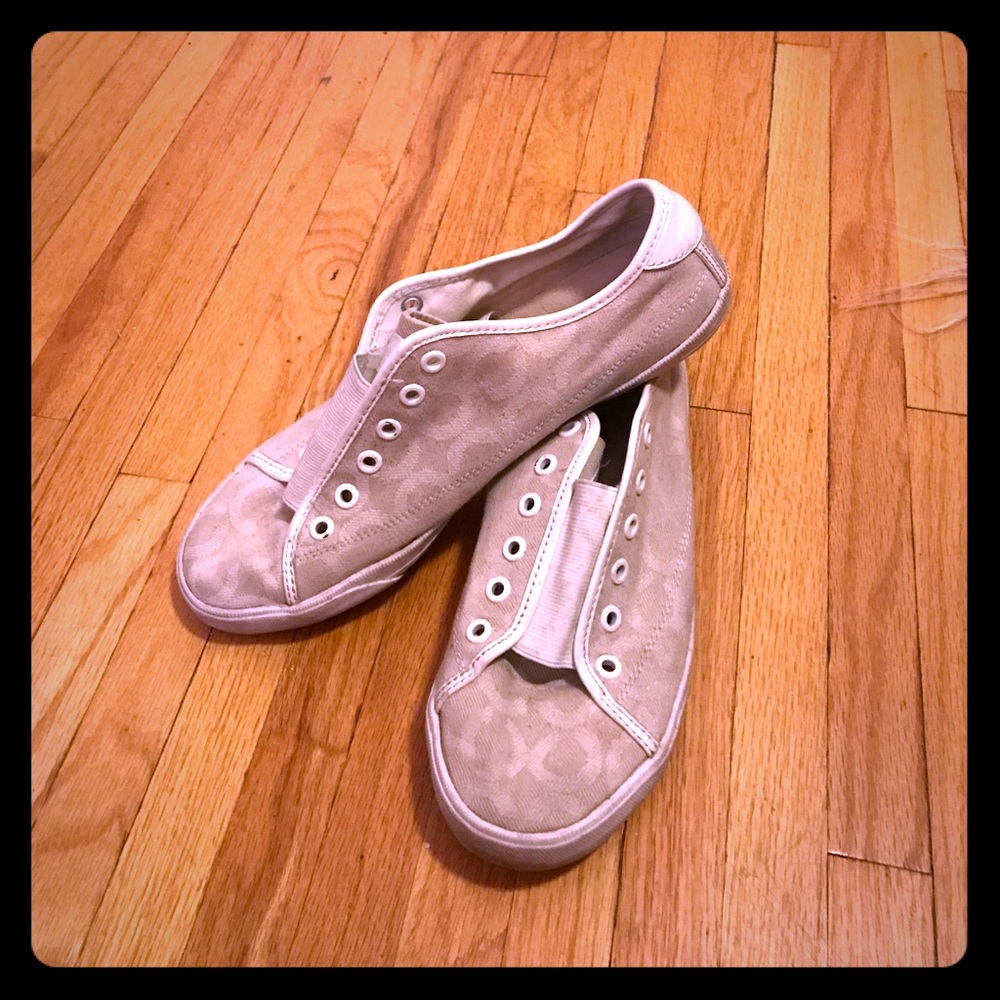 Coach slip on sneakers.