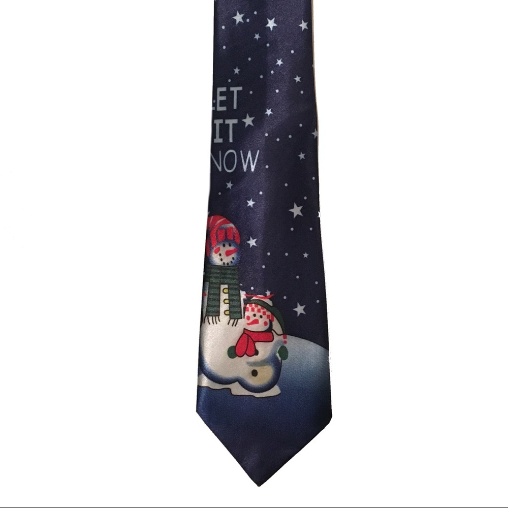 NWOT Christmas Holiday Winter Snowman Tie
