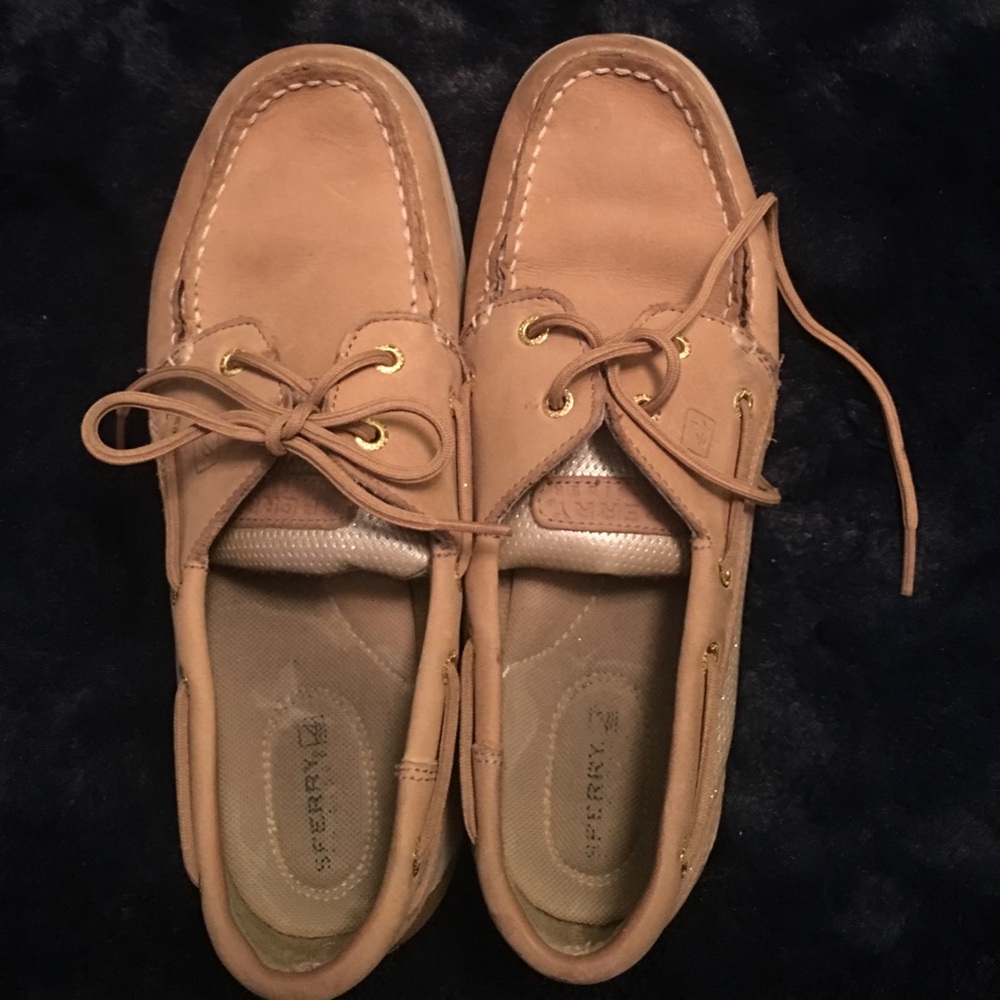 Sperry leather top siders