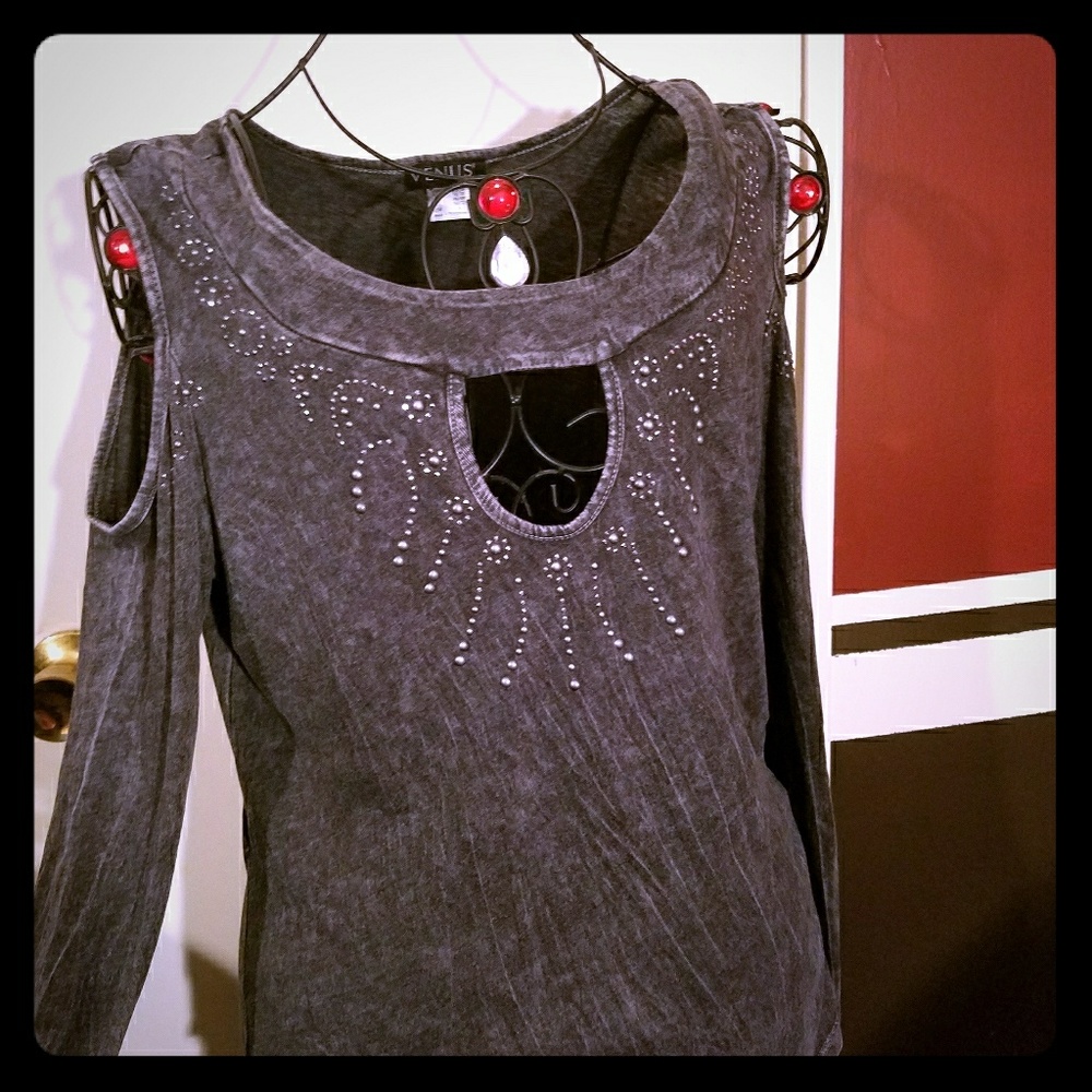 Off the shoulder women's top