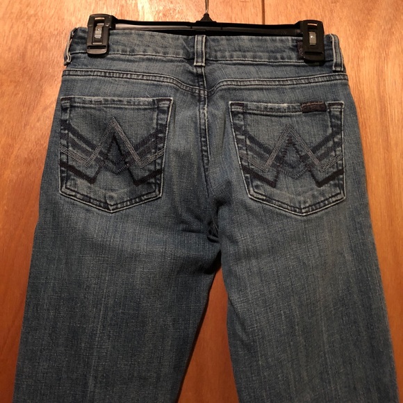 7 for all man kind boot cut jeans - Picture 3 of 4