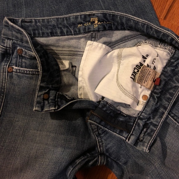 7 for all man kind boot cut jeans - Picture 4 of 4