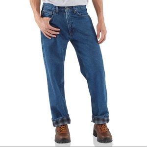 EUC Carhartt Fully Lined Fleece Jeans