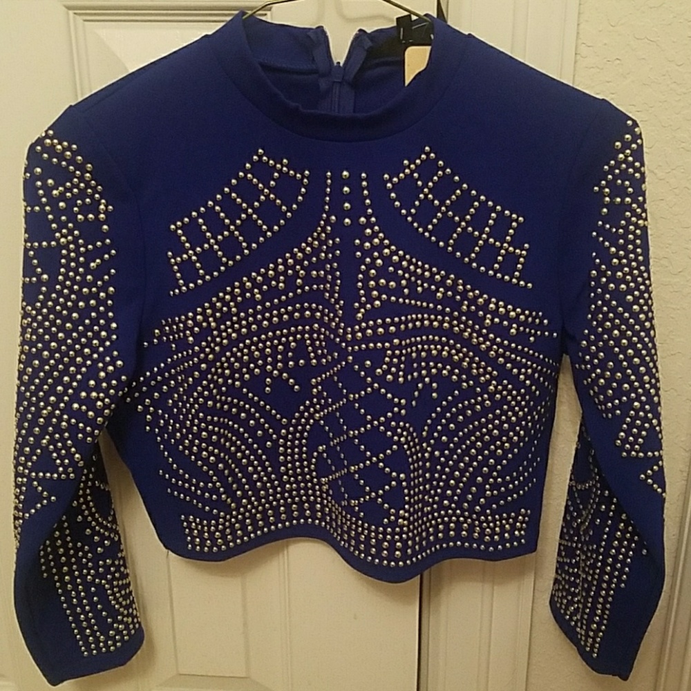 Studded Crop Top