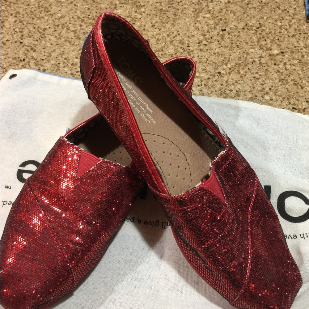 Toms Red Sparkle