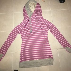 Double zipped hoodie