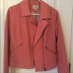 Nordstrom Brand Pink Wool Moro Jacket