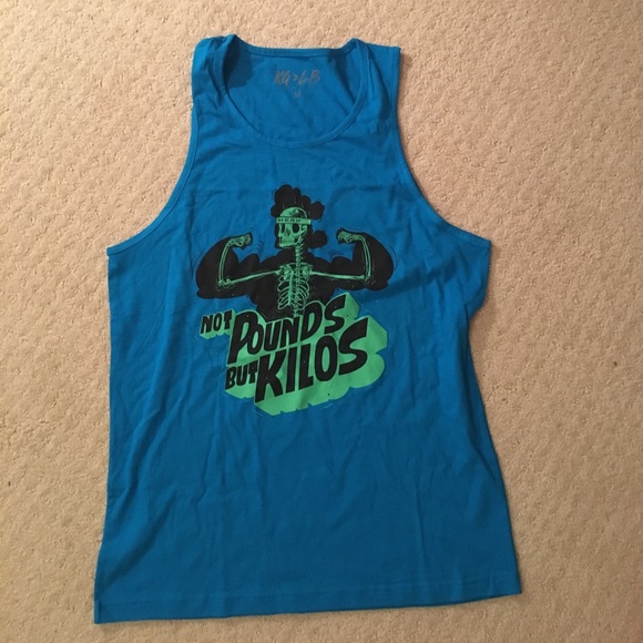 Kilos Not Pounds Men's Workout Tank - Picture 1 of 3