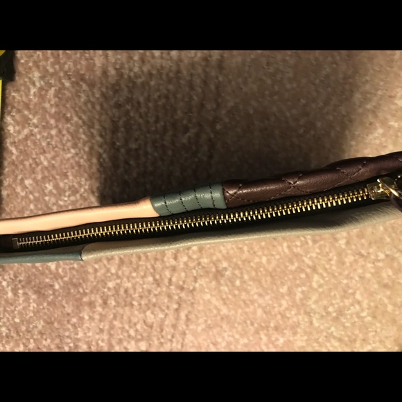 Margot leather clutch with tassel detail - Picture 3 of 6