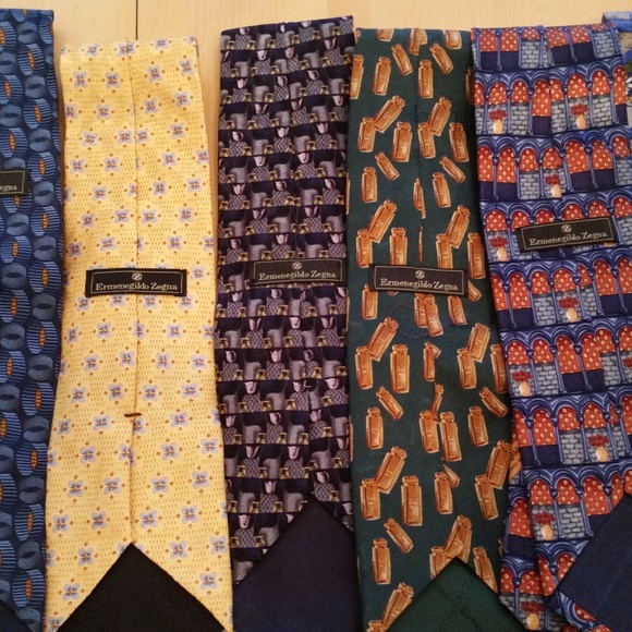 COPY   SEE LISTING FOR ZEGNA BLAZER PLUS THESE   12 Ermengildo Zegna ties - Picture 3 of 7