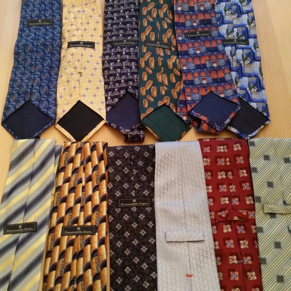 COPY   SEE LISTING FOR ZEGNA BLAZER PLUS THESE   12 Ermengildo Zegna ties - Picture 2 of 7