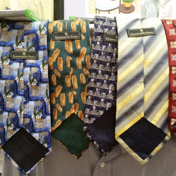 COPY   SEE LISTING FOR ZEGNA BLAZER PLUS THESE   12 Ermengildo Zegna ties - Picture 6 of 7