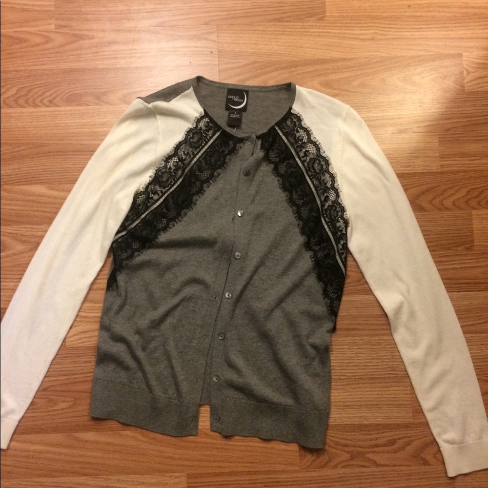 NWT August moon lace cardigan