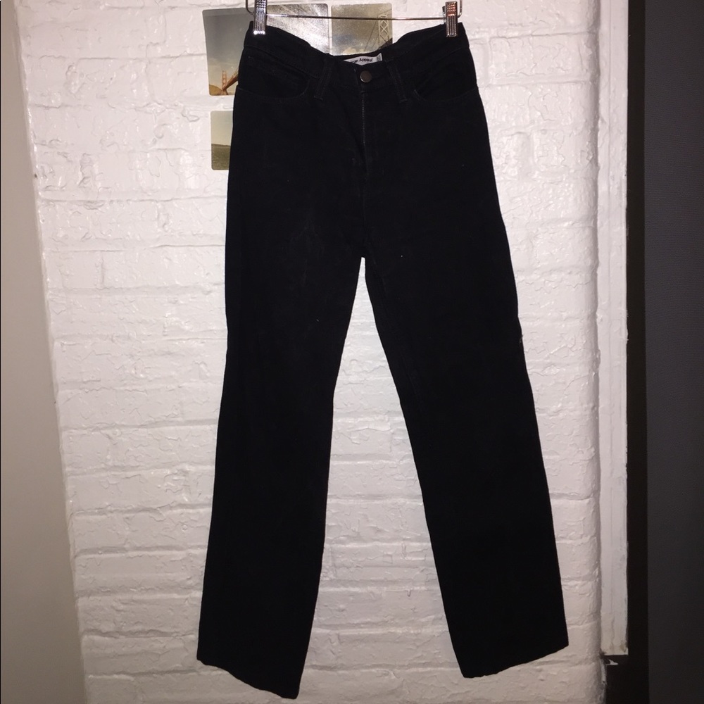 American Apparel High Waist Straight Leg Jean