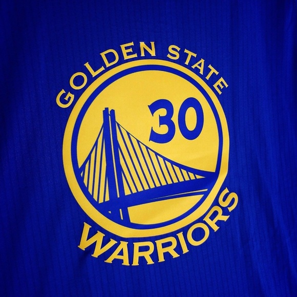 Stephen Curry Adidas Warriors Blue Swingman Jersey - Picture 4 of 7