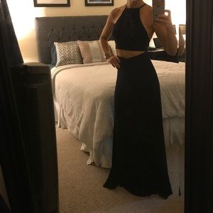 Two Piece Navy Maxi Dress from Lulus