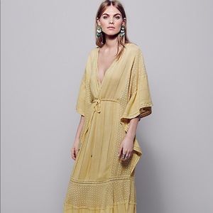 Free People Valencia Caftan Maxi Dress